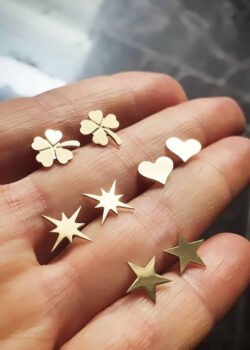 Aretes de Acero Inoxidable chicos C/U