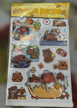 Calcomanias jumbo de Capibara /Dinosaurios