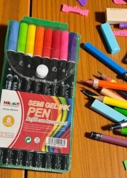 Lapicero de Semi-Gel  8 pz