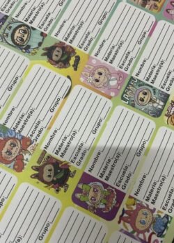 Etiquetas de Personajes 24pz