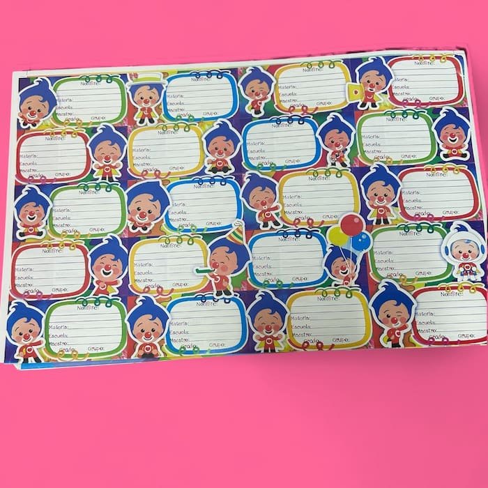 Etiquetas de Personajes 24pz - Imagen 5