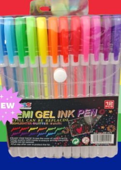 Lapicero de Semi-Gel 12pz