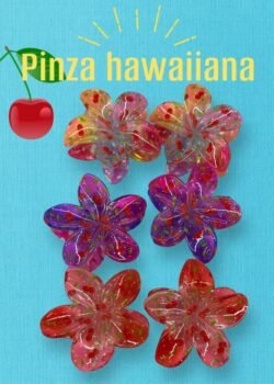 Pinza P/cabello Hawaiana cherry