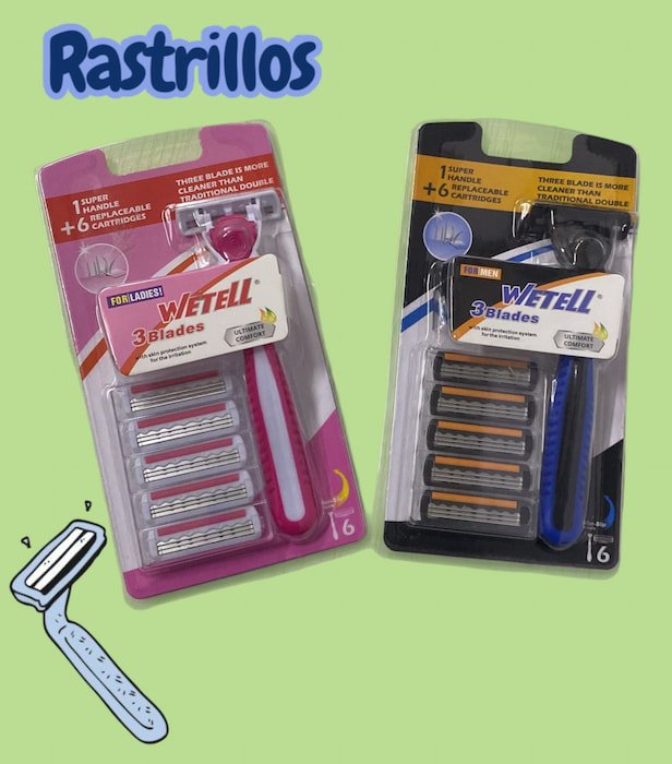 Rastrillo P/dama y caballero