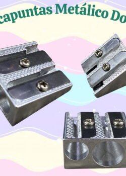 Sacapunta Metálico Doble