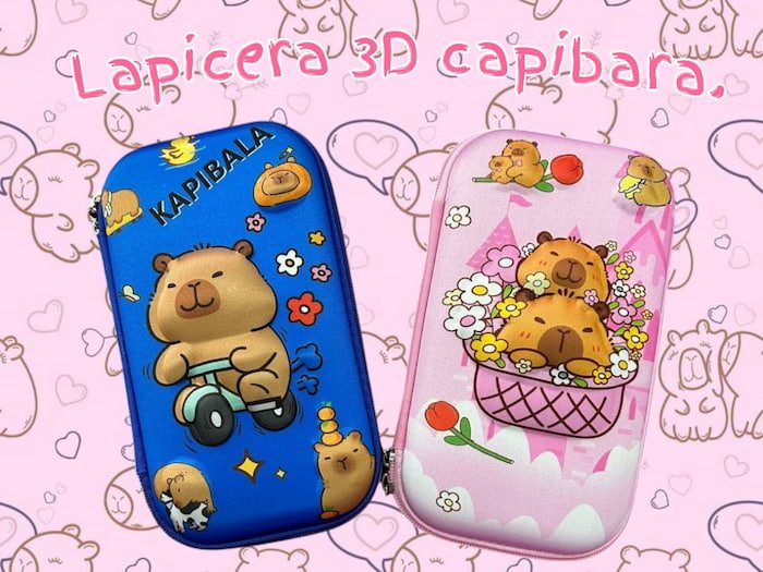 Lapicera Capibara 3D