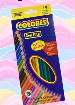 Colores de Madera New Elite  12 pz