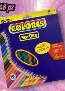 Colores de Madera New Elite 48 pz