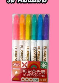 Set de Marcador Fosforescente 6 pz