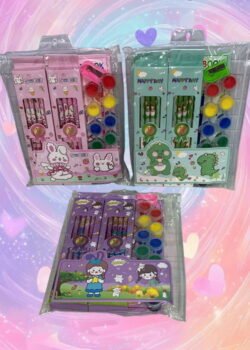 Set Escolar C/pinturas Acuarelas