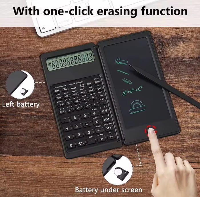Calculadora científica C/Pizarrón Mágico y Apuntador