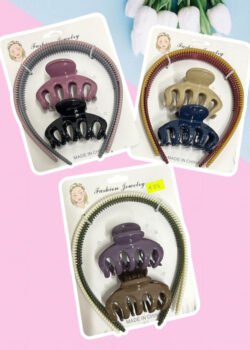 Diadema c/ pinzas para el cabello