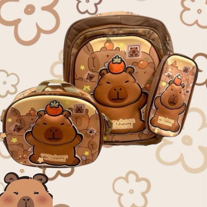 Mochila Capibara P/preescolar - Imagen 3