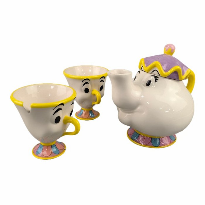 Tetera de Porcelana C/tazas