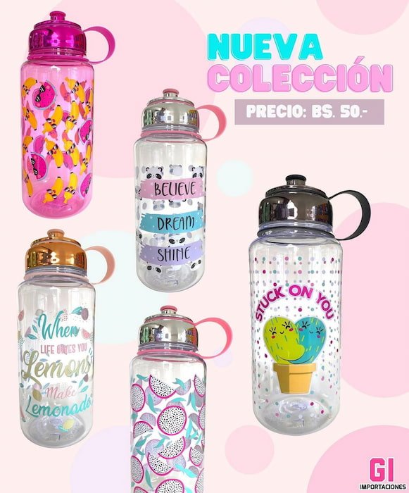 Bote Transparente C/diseño