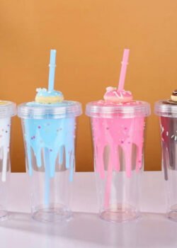 Vaso C/diseño de dona