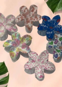 Pinza Flor Matizada P/cabello