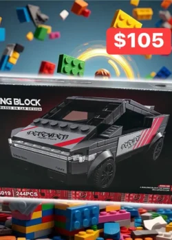 Set de juguetes armables cybertruck