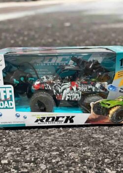 Carrito a control remoto con cañon de agua