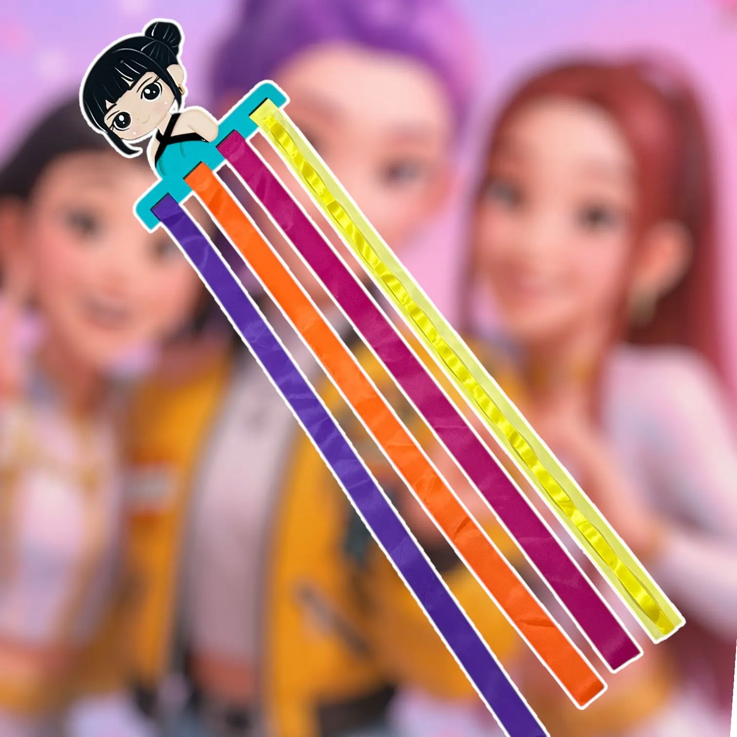 Porta moños de madera